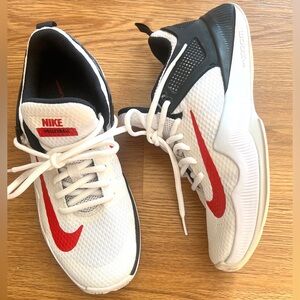 Nike zoom hyperace training tennis shoes women volleyball black white red 39 8 M